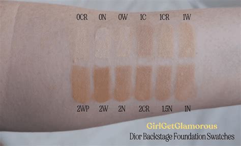 dior backstage 2n swatch|dior face foundation.